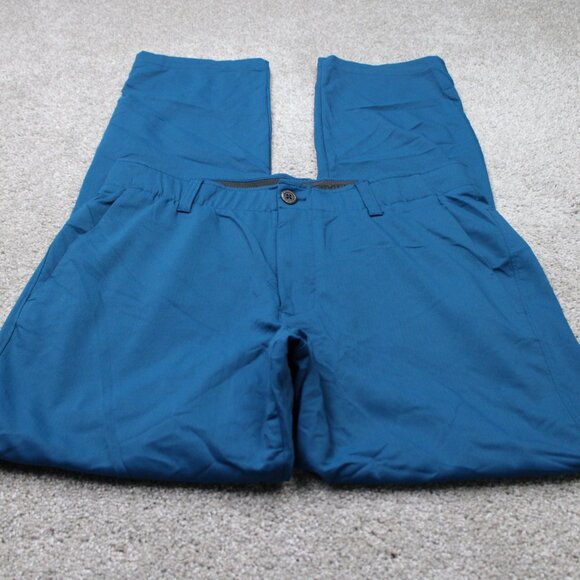 Under Armour Pants Mens 34x32 Blue UA Showdown Golf Stretch Straight Leg - Picture 2 of 13